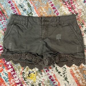 Maurices Olive Green Khaki Shorts
